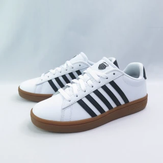 【K-SWISS】Court Tiebreak II 女款 休閒鞋 小白鞋(94413168 白/黑/焦糖)