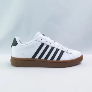 【K-SWISS】Court Tiebreak II 女款 休閒鞋 小白鞋(94413168 白/黑/焦糖)