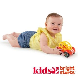 【Kids2】Bright Starts Oball奧波搖鈴球形車(紅色 BS-81510-R)