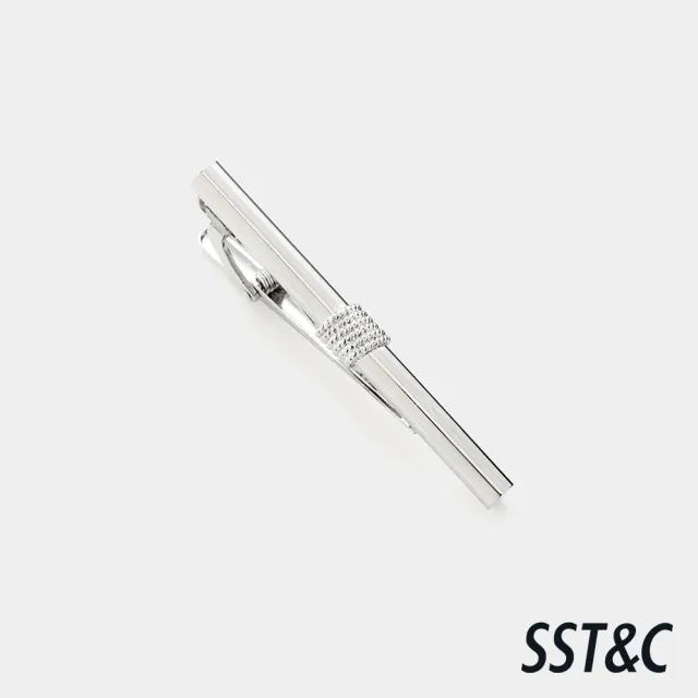 【SST&C】男女同款 極簡銀色領帶夾-825213291011(季末65折)