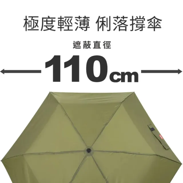 【雨傘王】BigRed 極輕薄系列 安全防回彈 折疊傘 超輕量 防曬降溫 分段收 抗UV 晴雨傘(終身免費維修*)