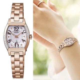 【SEIKO 精工】LUKIA 幸運四葉草 酒桶型 珍珠貝 女錶 手錶 年終送禮 禮物(4N30-01D0K.SSWA016J SK043)