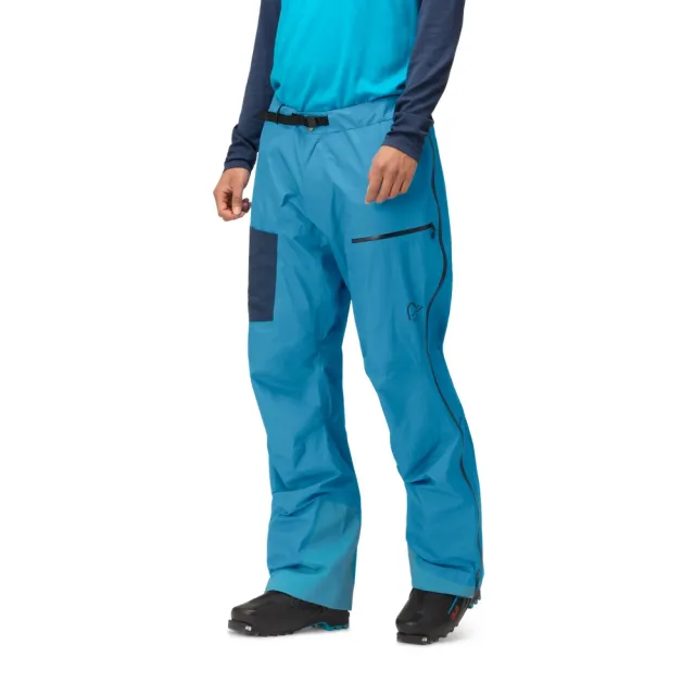 【NORRONA】lyngen Gore-Tex Paclite 防水長褲 男款 夏威夷藍