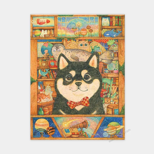 【Pintoo】棉花獅 - 柴犬的儲藏間 - 迷你拼圖80片