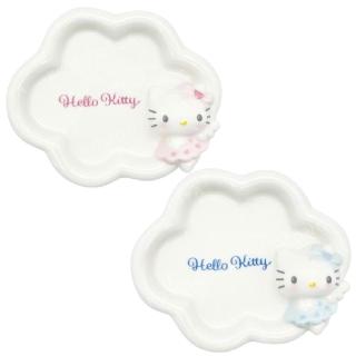 【小禮堂】Sanrio 三麗鷗 Hello Kitty 陶瓷造型肥皂盤 天使款(平輸品)