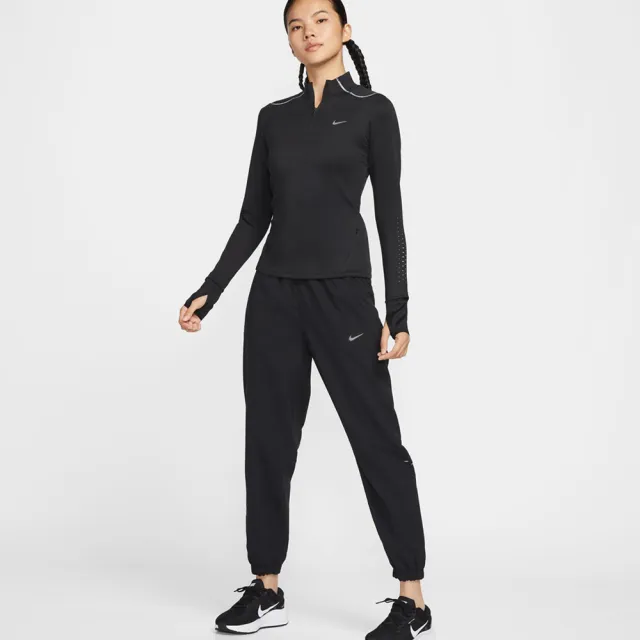 【NIKE 耐吉】長褲 女 運動褲 縮口 AS W NK TEMPO DF WARM MR PANT 黑 HV5767-010