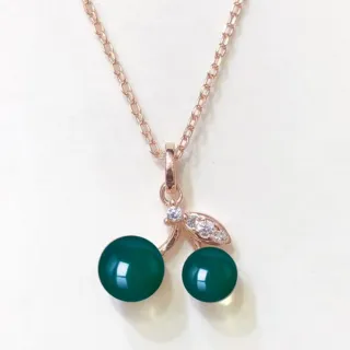 【勝弘珠寶】多明尼加藍珀櫻桃項鍊-5mm6mm(藍珀項鍊)