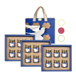 【新百祿燕窩】經典紅棗燕窩禮盒3盒(60克x6瓶/盒-固形物20克/瓶 紅棗+燕窩雙重滋補)