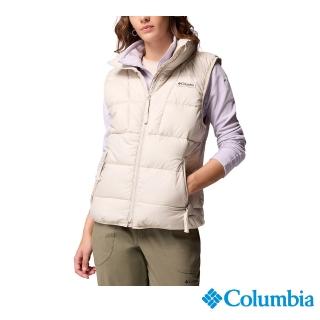【Columbia 哥倫比亞】女款-保暖防潑填充背心-Pike Lake™-淺卡其(UWL06240HI/JF)