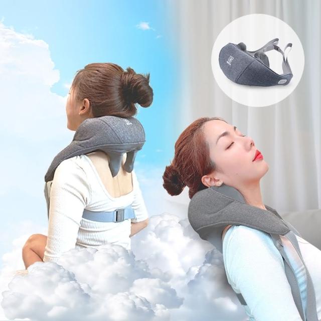 【BGYM 比勁】N77頸師傅 6D肩頸按摩帶(無線肩頸/肩頸熱敷/深層S揉捏/無線USB充電/送禮按摩/按摩儀)