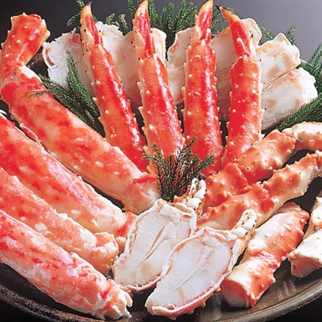 【優鮮配】比臉大｜熟凍｜智利帝王蟹1-1.2kg｜2隻(約1-1.2kg/隻)