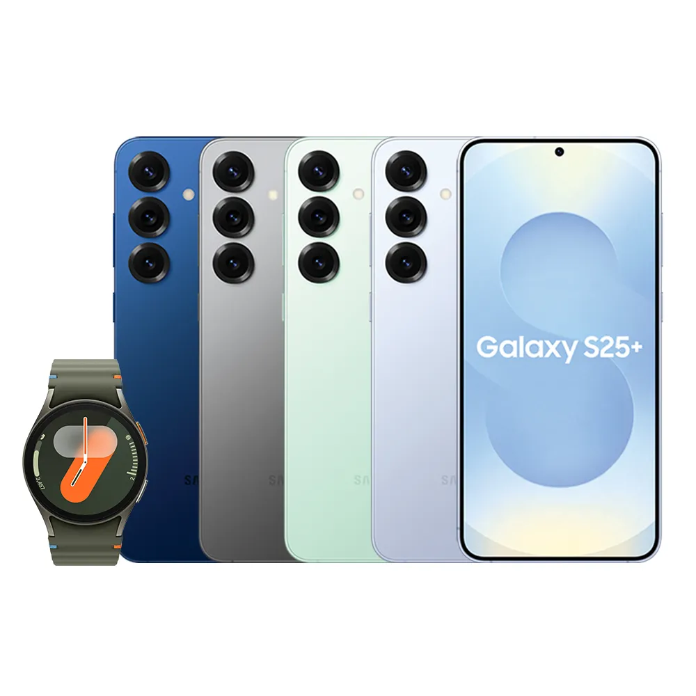 Watch7 40mm組【Samsung 三星】Galaxy S25+ 5G 6.7吋(12G/256G/高通驍龍8 Elite/5000萬鏡頭畫素/AI手機)