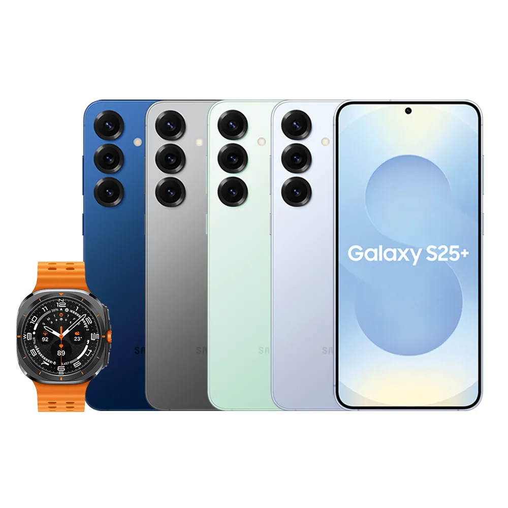 Watch Ultra組【Samsung 三星】Galaxy S25+ 5G 6.7吋(12G/256G/高通驍龍8 Elite/5000萬鏡頭畫素/AI手機)