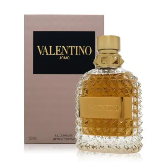 【VALENTINO 范倫鐵諾】Uomo 同名男香淡香水 EDT 100ml(新版)