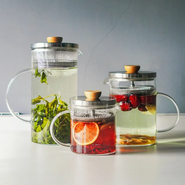 【Driver】冷熱兩用泡茶壺-1200ml(茶具 茶器 熱茶壺 沏茶壺 冷水壺 冷泡茶 耐熱玻璃壺)