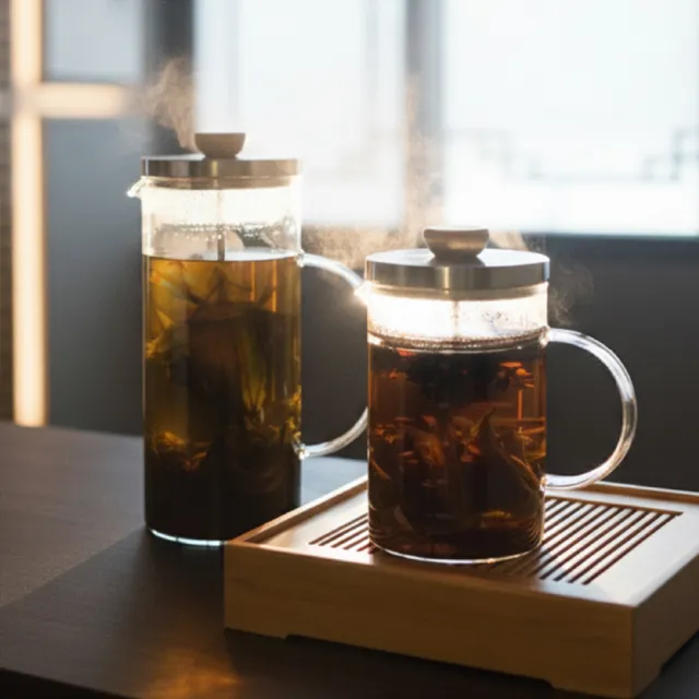 【Driver】冷熱兩用泡茶壺-600ml(茶具 茶器 熱茶壺 沏茶壺 冷水壺 冷泡茶 耐熱玻璃壺)