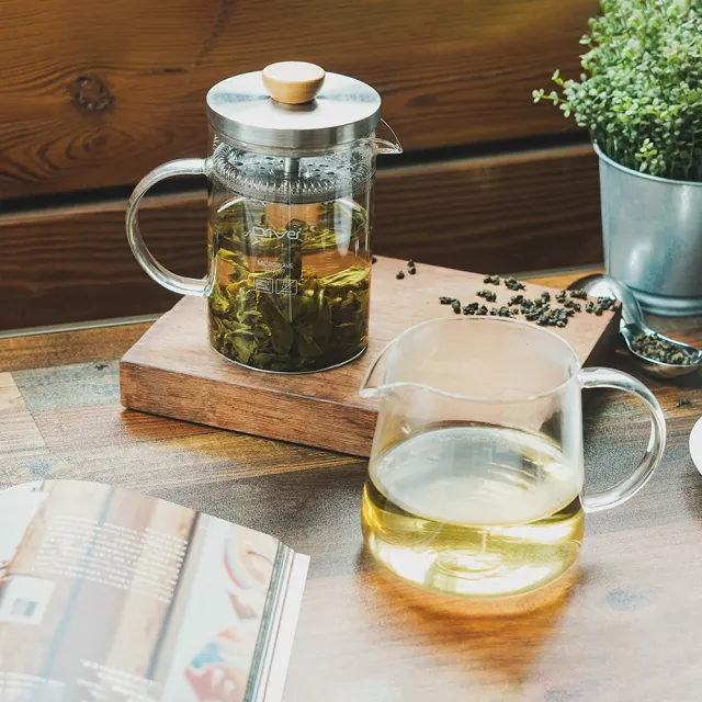 【Driver】經典冷熱兩用泡茶壺組(泡茶壺 茶具 茶器 茶杯 耐熱玻璃壺 茶壺茶杯組 送禮推薦)