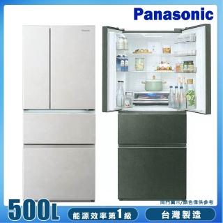 【Panasonic 國際牌】500公升一級能效無邊框玻璃系列四門變頻冰箱(NR-D505XGS-W)