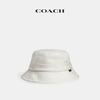 【COACH】蔻馳官方直營 丹寧漁夫帽-彩海軍藍(CAA63)