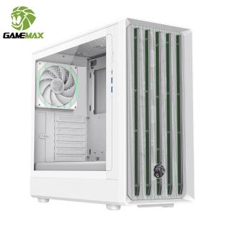 【GAMEMAX】遊戲帝國 CLAW 460 ARGB 機殼 白色(CLAW 460)