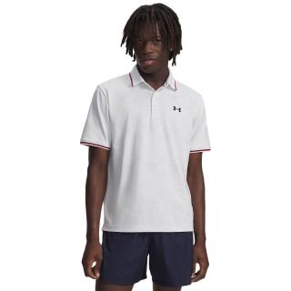 【UNDER ARMOUR】UA 男 Drive Warning Star 短袖POLO 6009980-100(白色)