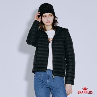 【BRAPPERS】女款 簡約短版羽絨外套(深灰)