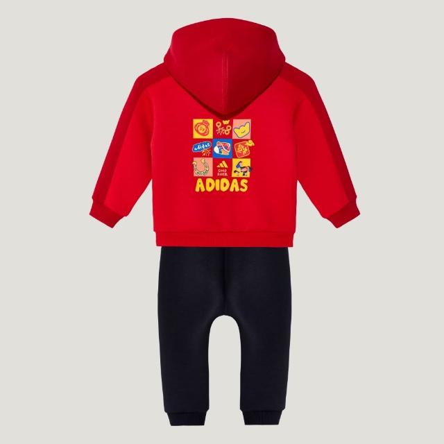 【adidas 愛迪達】SPORTSWEAR 運動套裝 外套/長褲 嬰幼童裝 KV6902