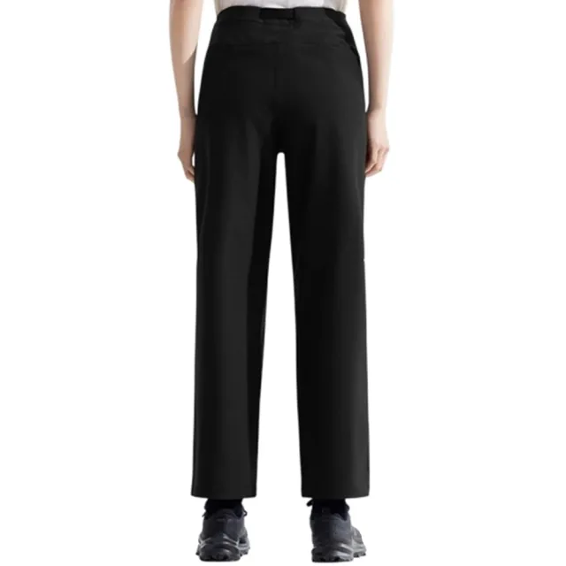 【The North Face】長褲 女 運動褲 防風 防潑水 拉鍊口袋 W MID-WEIGHT ESSENTIAL 黑 NF0A8BWGJK3