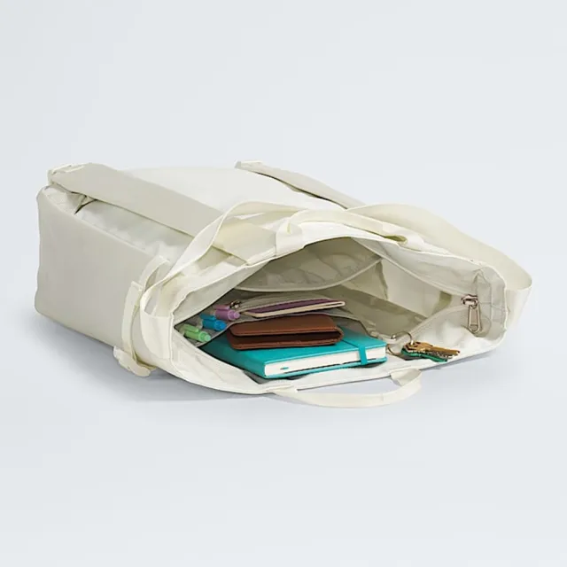 【The North Face】後背包 運動包 書包 旅行包 大容量 雙層 BASE CAMP TOTE PACK 白 NF0A8BK7UBO