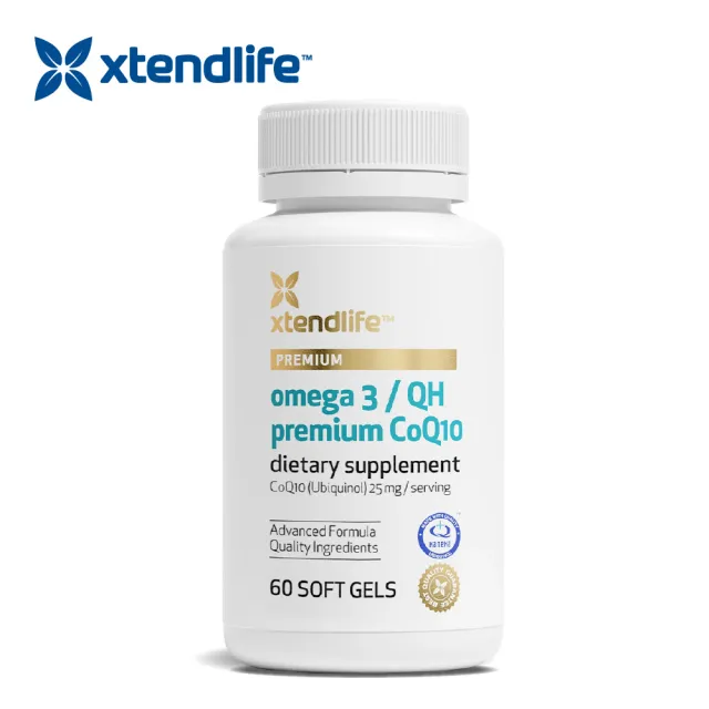 【壽滿趣】xtendife紐西蘭DHA頂級濃縮魚油-Q10頂規配方(60粒)