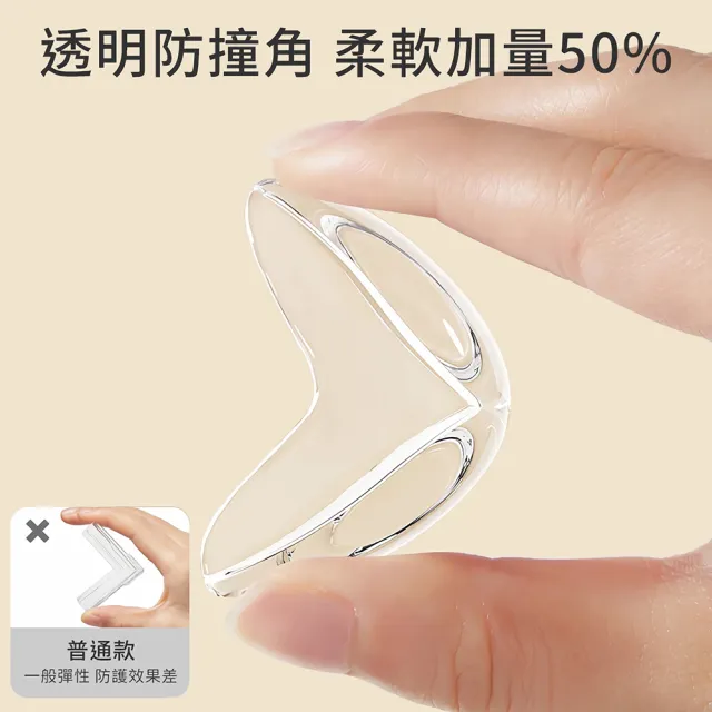 【科巢】3M膠免貼無痕 加厚空氣防撞條 即撕即用加強柔軟 嬰幼兒童安全透明防撞角 桌角泡棉緩衝保護