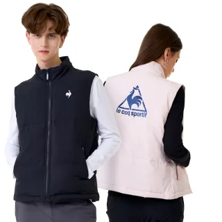 【LE COQ SPORTIF 公雞】防潑水羽絨棉背心 男女款 3色 LWW61092_LWW62092