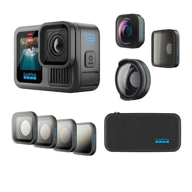 【GoPro】HERO13 Black 多鏡頭套組(公司貨)