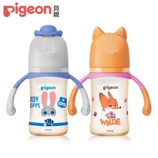 【Pigeon 貝親】第三代迪士尼母乳實感PPSU奶瓶240ml/動物方城市(茱蒂兔/尼克狐)