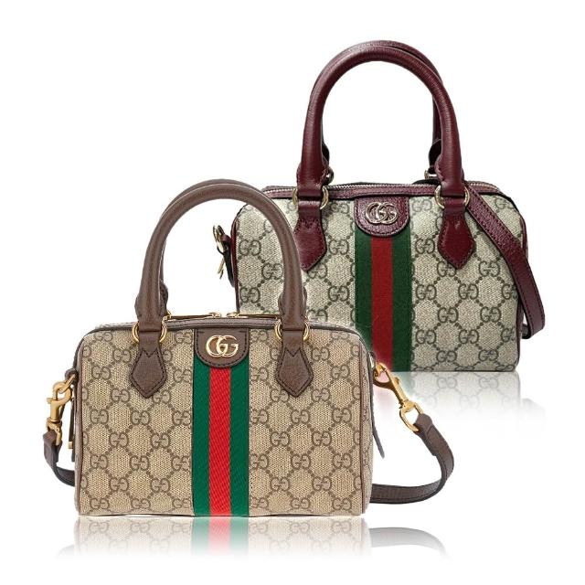 【GUCCI 古馳】772053/841294 經典OPHIDIA迷你波士頓包(款式任選)