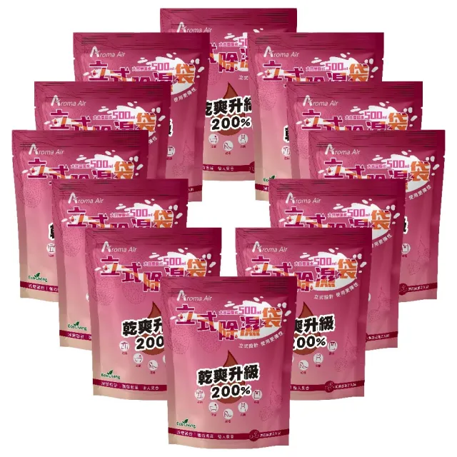 Aroma Air 立式除濕袋 晨光茶韻/美荔盛夏(2入/組-12組/箱-箱購)