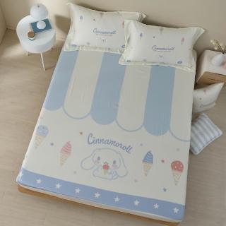 【Jia’s Living 家適居家】100%天絲-大耳狗加大床包枕套三件組-甜筒樂園-四款任選(三麗鷗)