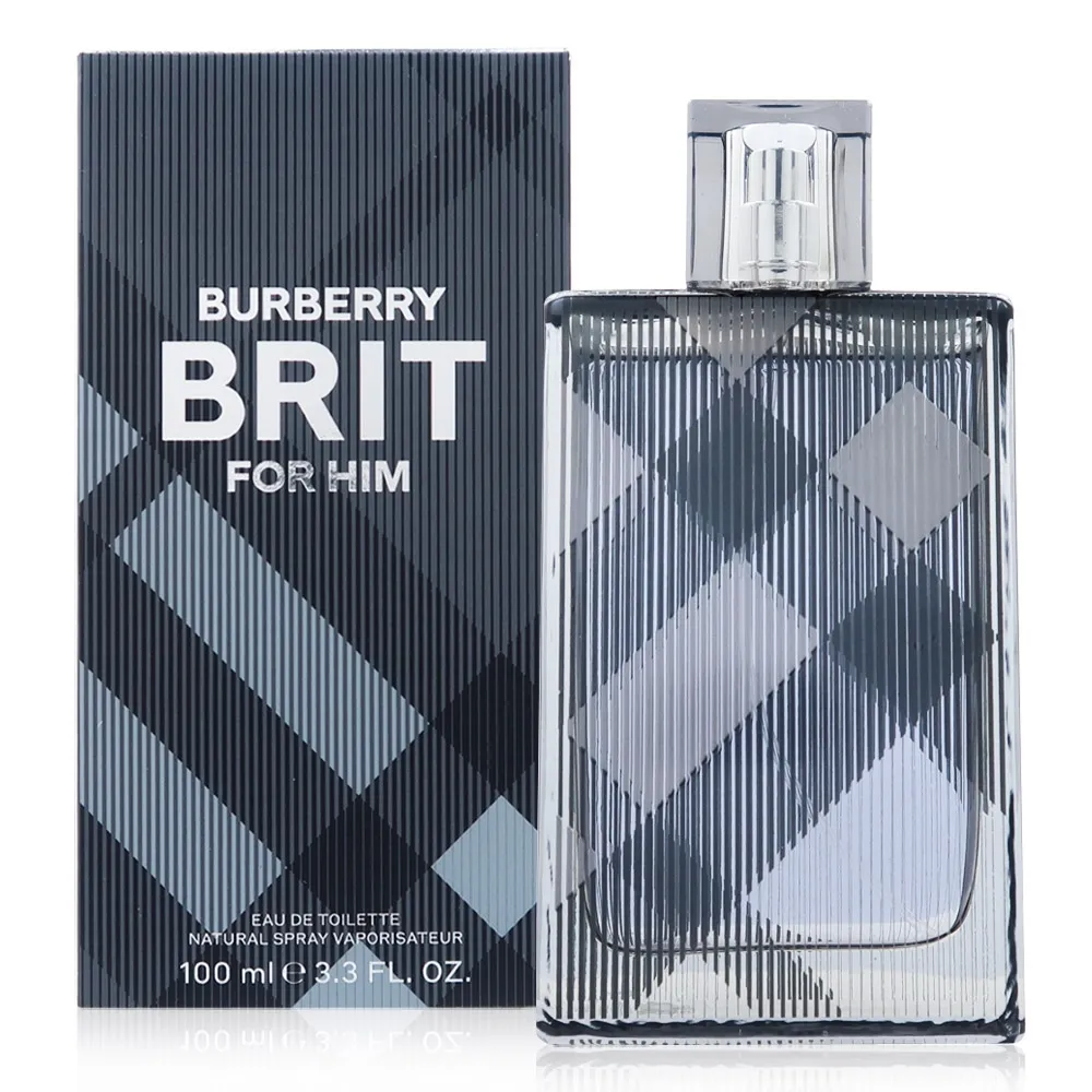 【BURBERRY 巴寶莉】BRIT for HIM 風格男性淡香水 EDT 100ml(新版)