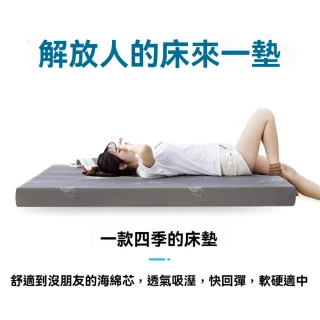 【超微米】記憶床墊 10cm厚(雙人床墊150x190cm 海綿床墊)