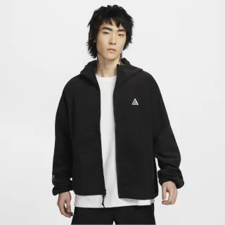 【NIKE 耐吉】刷毛外套 男 AS U ACG WOLF FZ HD 運動 休閒 黑色(HJ2461010)