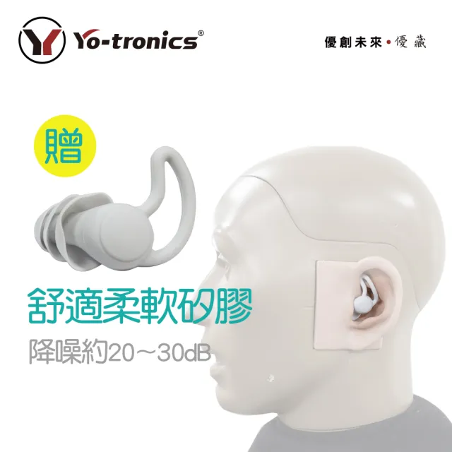 【Yo-tronics】專業防護隔音耳罩 防音耳罩 NRR值 24dB 3M降噪音耳罩 隔音降音遮音(YTH-HP22)