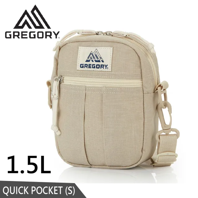 【Gregory】1.5L QUICK POCKET S 斜背包《沙米黃》65469/側背包/腰包/休閒包/臀包/兩用包