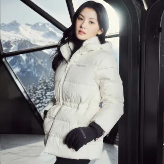 【Discovery Expedition】VENIA 女版中長版 收腰羽絨外套 鵝絨外套(DWDJ96056-CRS)