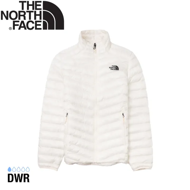 【The North Face】女 可套式化纖外套《沙丘白》8AYE/登山/防潑水/立領外套/鋪棉外套