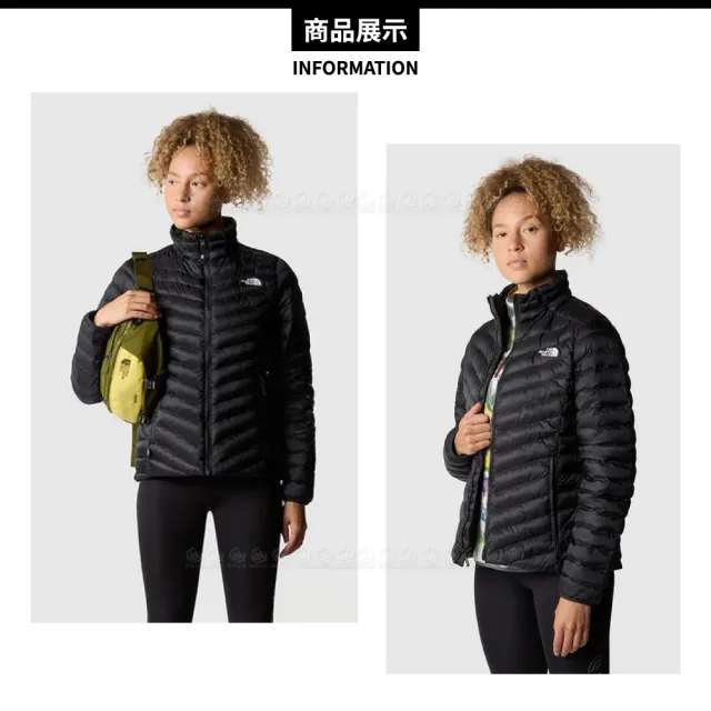 【The North Face】女 可套式化纖外套《黑》8AYE/登山/防潑水/立領外套/鋪棉外套