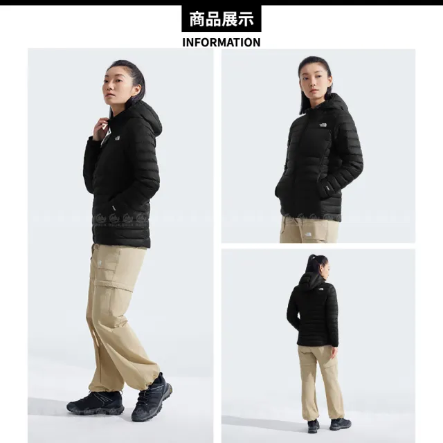 【The North Face】女 700FP 羽絨可套式外套《黑》89Y4/登山/防風/連帽/防潑水