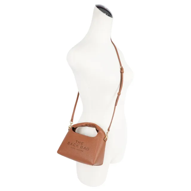 【MARC JACOBS】The Sack Bag 牛皮二用包(堅果棕)