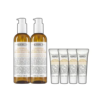 【契爾氏】官方直營 金盞花潔面泡泡凝露230ml好友分享組(Kiehl’s/230mlx2/保濕舒緩)