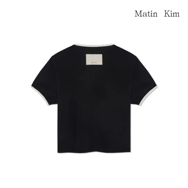 【MATIN KIM】官方旗艦 鉚釘LOGO滾邊上衣(多款任選)