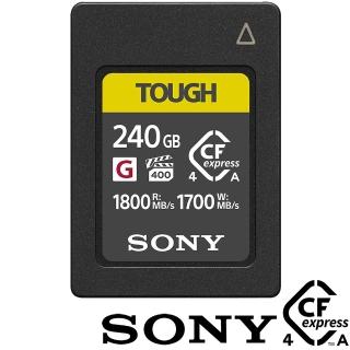 【SONY 索尼】CEA-G240T 240G/GB 1800MB/S CFexpress Type A TOUGH 高速記憶卡 (公司貨) 支援 CFexpress 4